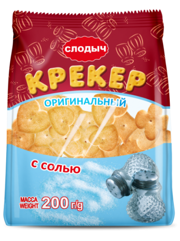 Крекер Оригин. с Солью 200 г Солодыч